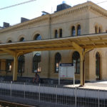 Inowroclaw train station in Poland